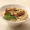 sno.Soupe nouilles aux poulet sautee