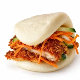 Bao au poulet croustillant